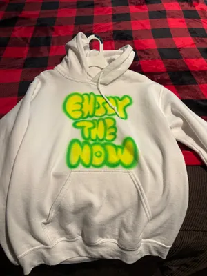 Air Brush Hoodie White thumbnail 1