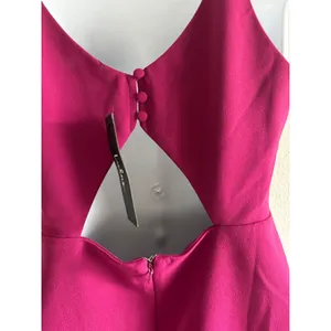 NWT Lulus Dear Desires Magenta Bodycon Mini Dress. Cocktail Party Bright thumbnail 6