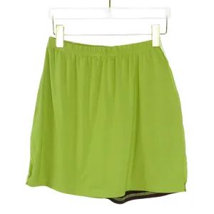 Y2k Cider Lime Green & Brown Colorblock Patchwork Skirt Set Medium Cute thumbnail 7