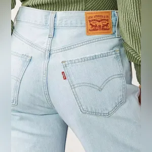Levi's Low Pro Women's Jeans in Charlie Won Light Wash Distressed Size 29 thumbnail 7