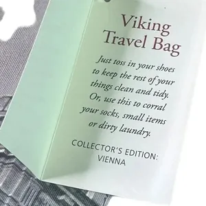 Viking Travel Bag Tote Adjustable Pull Straps Vienna Statue NWT New thumbnail 2