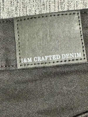 I&M High Rise Black Barrel Studded Jeans thumbnail 5