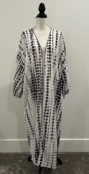 Duster Kimono Gray Size M thumbnail 1