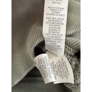 Aerie Offline Army Green Cropped 1/4 Zip Pullover Sweatshirt Women’s Size Medium thumbnail 9