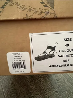 Free People Vachetta Vacation Day Wrap Leather Lace-Up Gladiator Sandals thumbnail 7