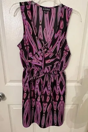 As U Wish Dress Medium Women's Sleeveless 100% Polyester S thumbnail 1