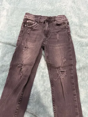 Zara Denim Must Have Collection Skinny Fit Comfy Jeans Size 6 Black Distressed H thumbnail 2