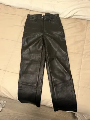 Black Leather pants  thumbnail 2