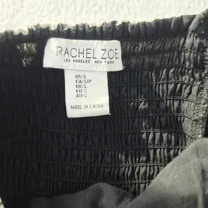 Rachel Zoe Black White Floral Smocked Waist Tiered Maxi Dress Short Sleeve Small thumbnail 5