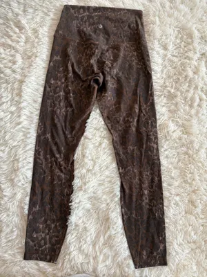 Leopard Print Lululemon Align Leggings 25” thumbnail 2