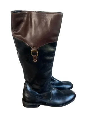 Italian ShoeMakers Gilda Women's Tall Black and Brown Boot Size 6.5 SKU#11-2346 thumbnail 1