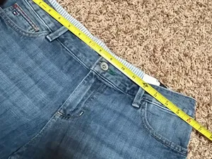 Tommy Hilfiger Jean shorts size 8 stretch casual summer fun BOHO thumbnail 8