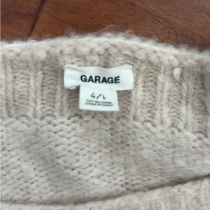 Garage Off-the-Shoulder Beige Sweater thumbnail 3