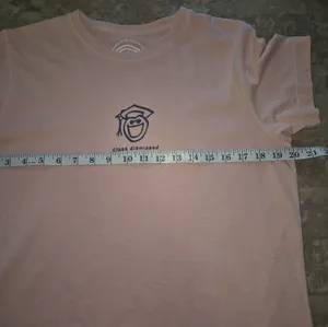 Life Is Good "Class Dismissed" Pink Graphic tee happy message T-Shirt thumbnail 6