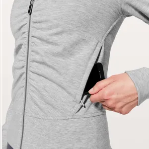 Lululemon • Gather Up Jacket Heathered Power Grey / Sea Salt thumbnail 2