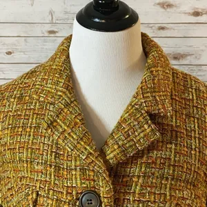 Vintage Union Made light academia Rothmoor tweed jacket Size Large thumbnail 2