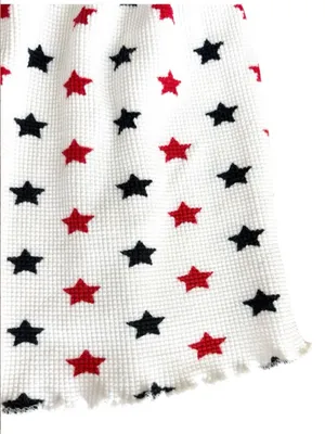 Like New BEACH RIOT Bay Thermal Sleep Set Americana Star Pattern Size Small thumbnail 6