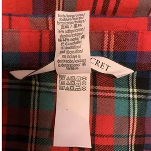Victoria’S Secret Red Plaid Pajamas Set Small thumbnail 10