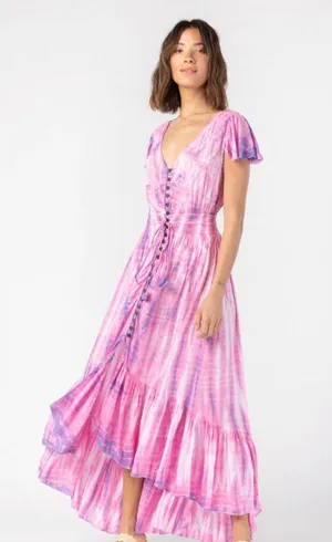 Tiare Hawaii Tie Dye Maxi Dress thumbnail 1