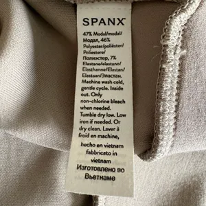 Spanx Sweatshirt AirEssentials XL Smoke Tan Crewneck Boxy Pullover thumbnail 7