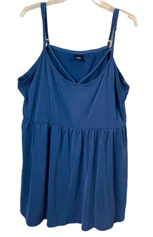 Torrid Blue Baby Doll Top Size 3X thumbnail 1