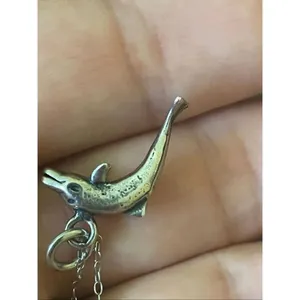 Chain and pendant - dolphin 925 silver Jewelry thumbnail 2