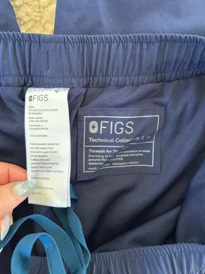 Figs Tansen FREEx Lined Jogger Scrub Pants Navy Size Medium thumbnail 8