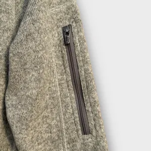 Better Sweater Marked Grey Mock Neck Quarter Zip-Up thumbnail 3