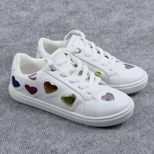 Kurt Geiger London Size 36/5 Lane Love White Multicolor Puffy Hearts Sneakers thumbnail 9