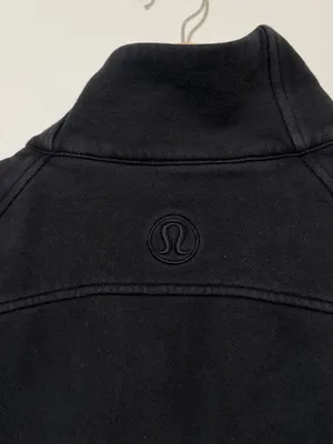 Lululemon Scuba Oversized Half Zip Size XS/S Black Sweater thumbnail 8