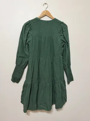TUCKERNUCK Pomander Place Ceci Dress Size Small in Jaguar Green thumbnail 6