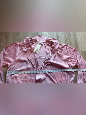 Elegant Plus Size Blush Pink Women's Blouse XXL Wedding Formal Occasion Top Chic thumbnail 5