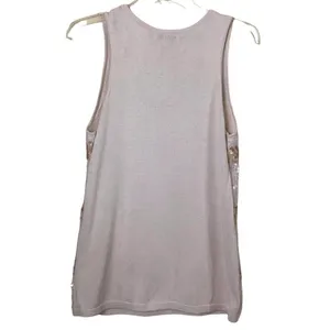 Banana Republic Sequined Deep Scoop Neck Sleeveless Sweater Size Small thumbnail 4