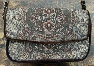 VINTAGE Marcy Avane’ | womens tapestry crossbody bag. thumbnail 3