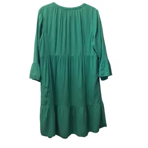 J. Jill Jardin Fern Green Linen Mixed Quarter Women Dress Size Médium NWOT thumbnail 7
