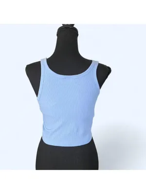 Vintage Y2K Victoria’s Secret Pink Blue Butterfly Tank Top Medium 🦋 thumbnail 4