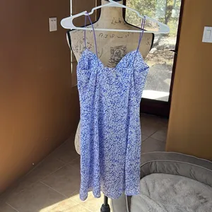 Princess Polly IMOGEN MINI DRESS BLUE Size 2 thumbnail 7