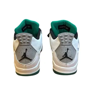 Air Jordan 4 Retro Rasta AQ9129 100 Womens Size 10 White Lucid Green Black thumbnail 7