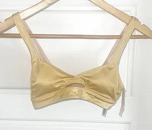 Victoria's Secret NWT Gold Swim TopXS thumbnail 1