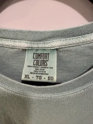 Comfort Colors Old Row Christmas Santa Long Sleeve Pocket Tee Green thumbnail 5