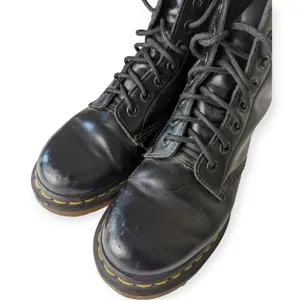 Dr. Martens Black 1460 Size 6 Smooth Leather Lace Up Boots Grunge Punk thumbnail 10