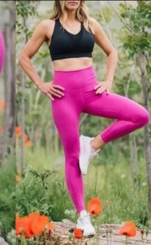 ZYIA Active Brilliant High-Rise 7/8 Legging Compression Fuchsia 12 thumbnail 1