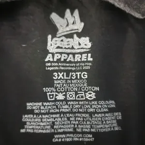 Legends Apparel, Saweetie Icy Girl Hip Hop 50th Anniversary Shirt, Size 3X-Large thumbnail 3