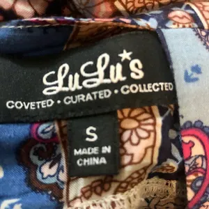 LuLu’s Patchwork Dress size Small thumbnail 6