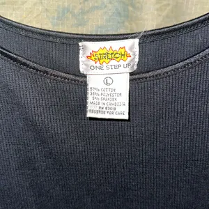 One Step Ahead Black Sleeveless Crop Camisole Size L thumbnail 2