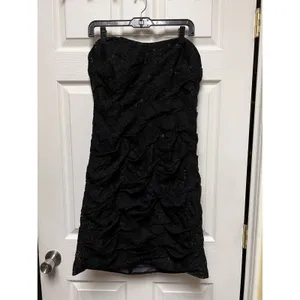 DAX) NWT $165 Lace Strapless Ruched Party Cocktail Dress Size 12 Jasmine women L thumbnail 2