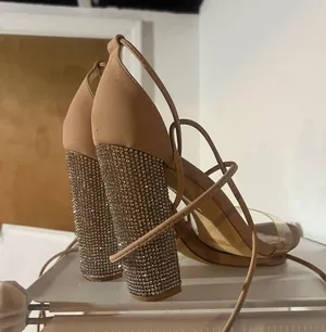 Sparkle heels Gold Size 8 thumbnail 1