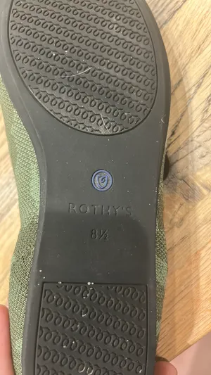 Camo green Rothy’s flats thumbnail 9
