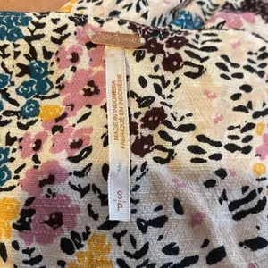 New free people‎ keyhole miss right floral dress small thumbnail 14