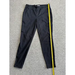 Maurice's Womens Black Cargo Jogger Pants‎ Size L Regular Utility Drawstring Stretch thumbnail 5
